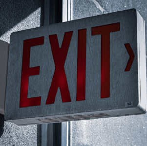 exit sign