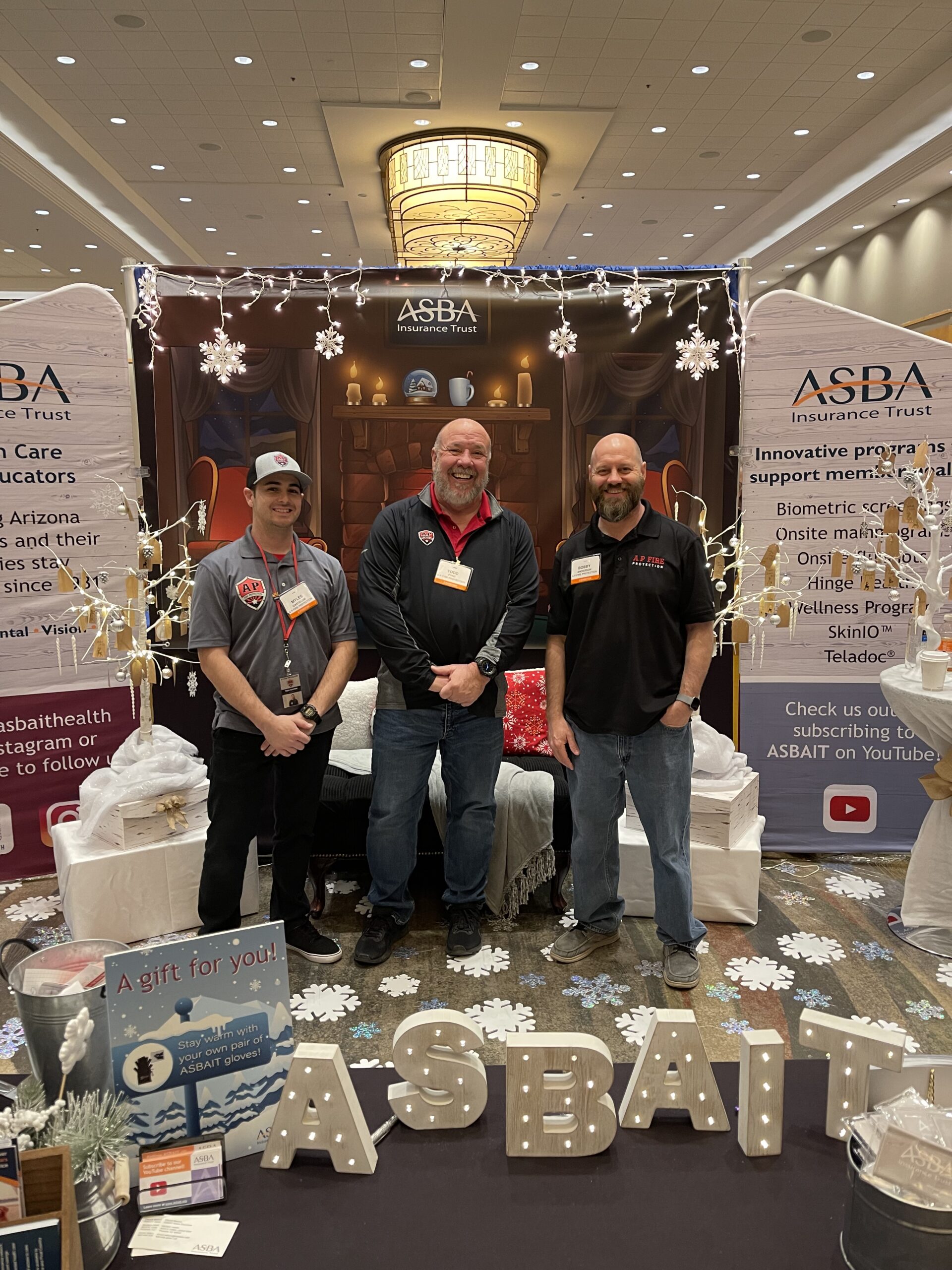 Myles, Todd and Bobby attend the ASBA 2022 Expo